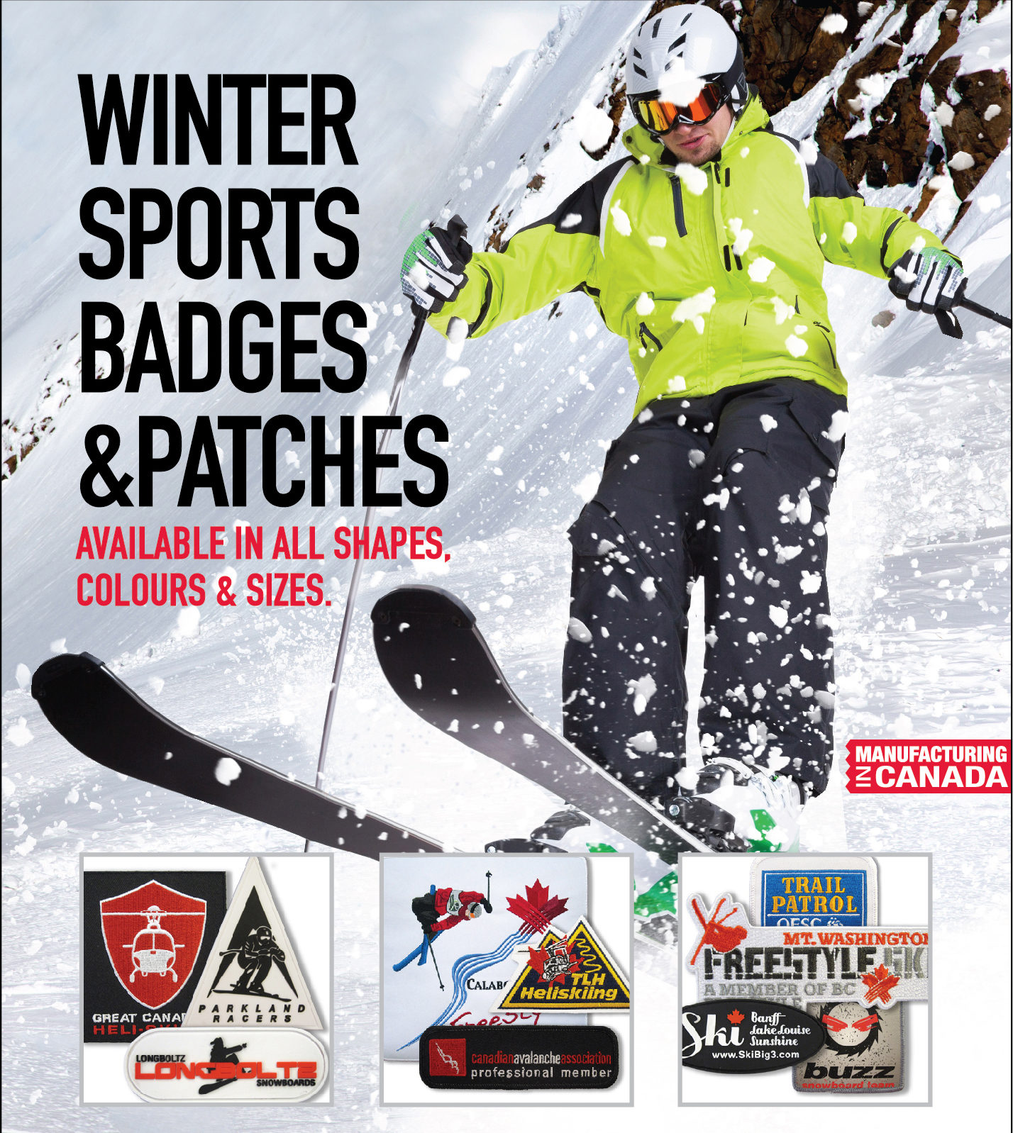 WINTER SPORTS PATCHES