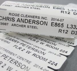 Garment Identification Label Tapes sq